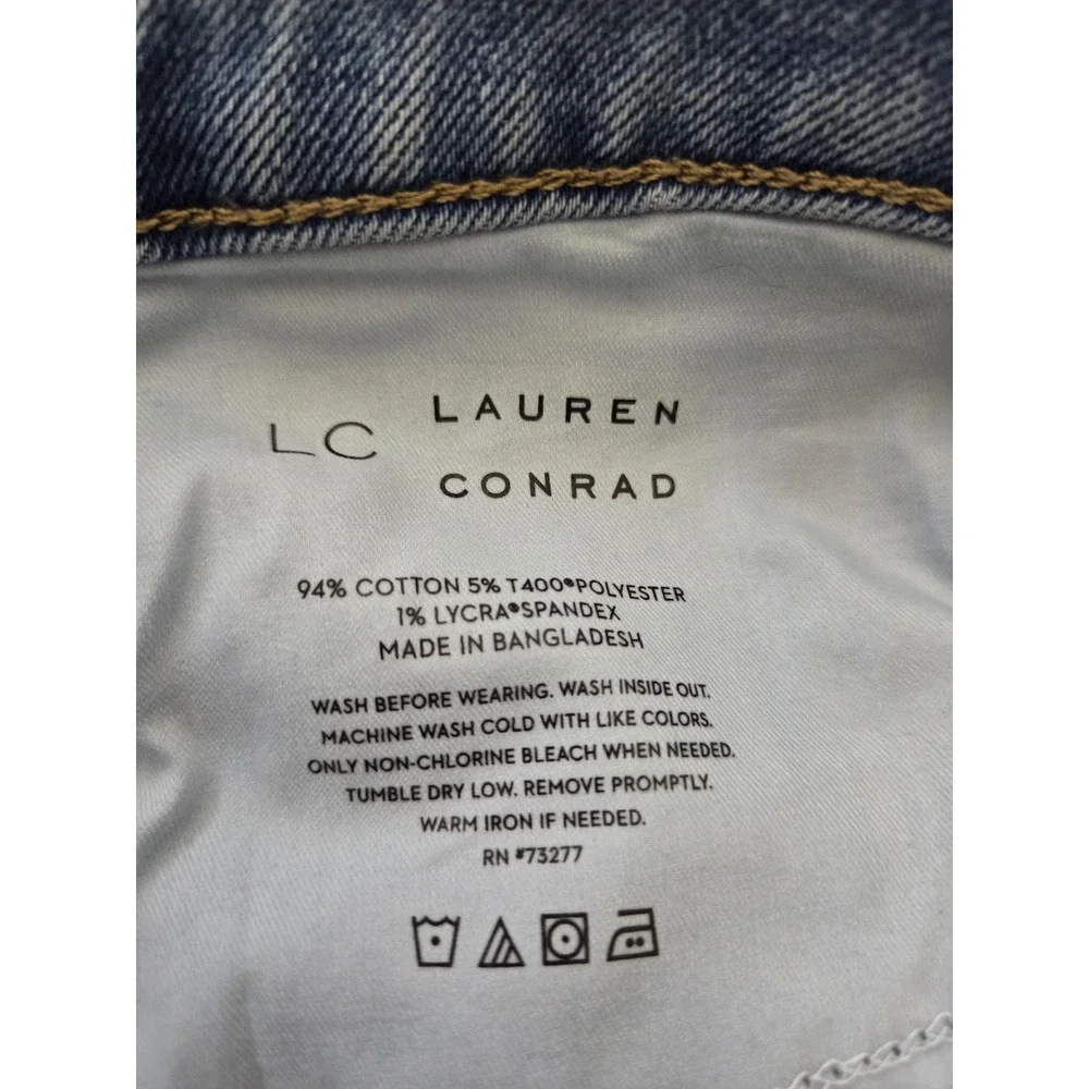 Lauren Conrad High Rise‎ Flare Jeans Sz 16 W Medium Light Wash